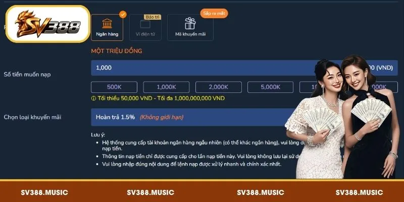 Nạp Tiền SV388 – Hướng Dẫn Chi Tiết Từ Đại Lý 2 Hướng dẫn nạp tiền SV388 chi tiết